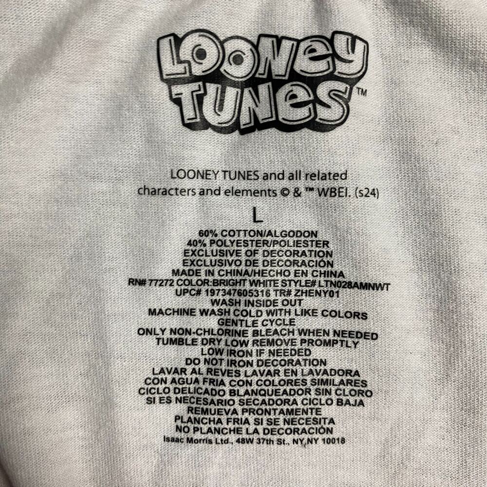 Looney Tunes Patriotic x Olympics Tank Top Men's Large Bugs Bunny USA Surfing - Picture 3 of 10